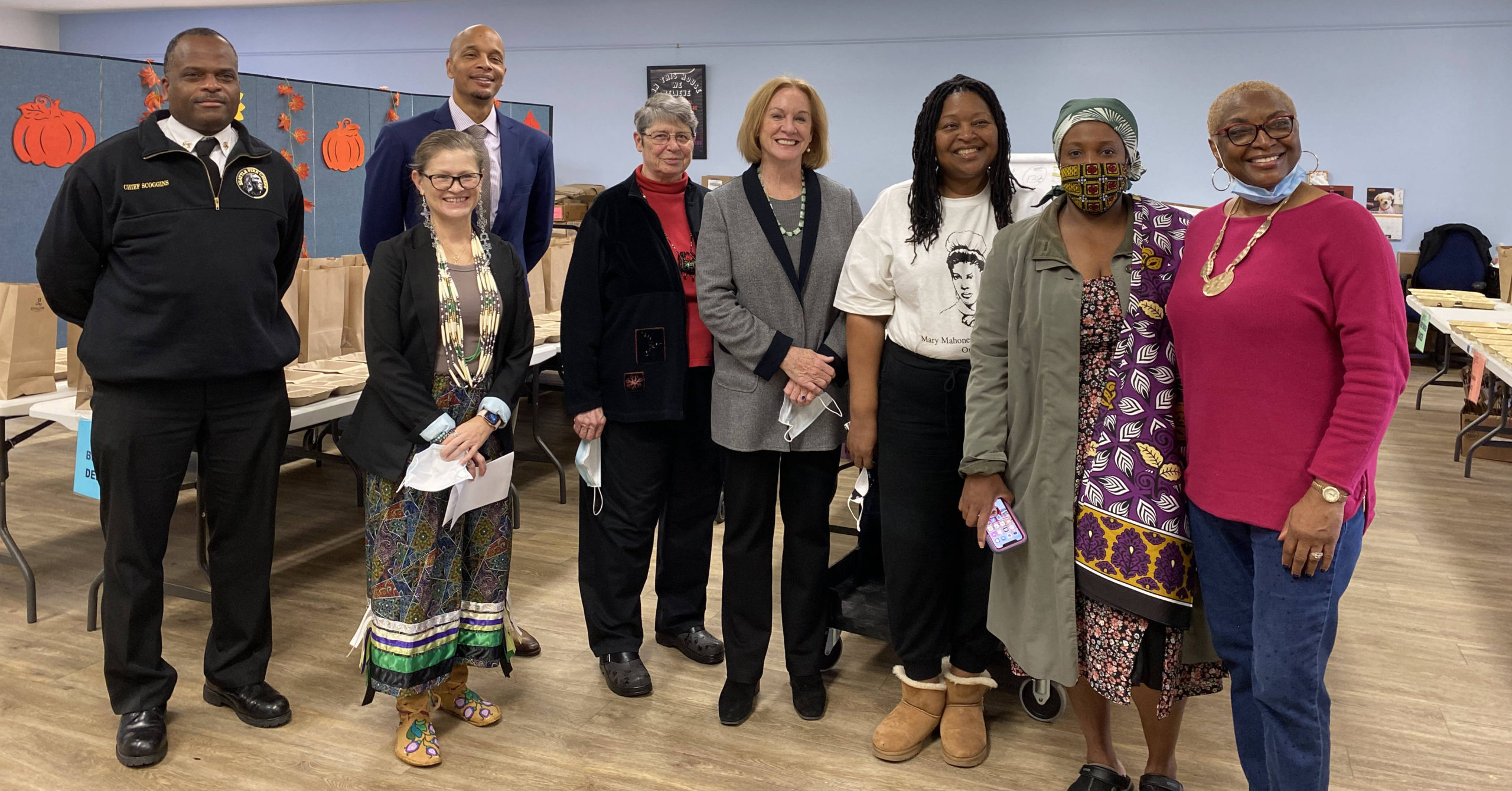 Mayor Durkan with community partners announcing opening of vaccine clinic at SouthEast Seattle Senior Center